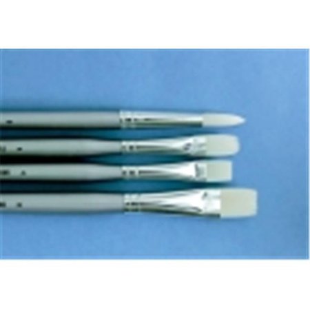 LIQUITEX Liquitex Basic White Synthetic Long Value Brush Set - Assorted Size; Set - 4 410846